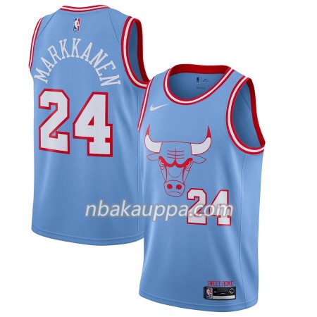Chicago Bulls Lauri Markkanen 24 Nike 2019-2020 City Edition Pelipaidat Swingman - Miesten